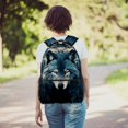 thumbnail image 6 of Lightweight Backpack Wolf School Bag Travel Laptop Daypack for Men Women Casual Rucksack, 6 of 6