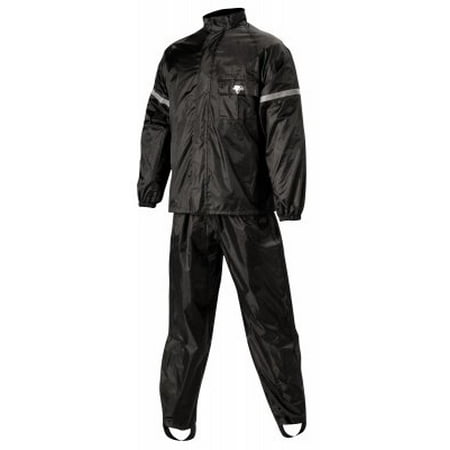 Nelson-Rigg WP-8000 Weather Pro 2-Piece Rain Suit Black/Black