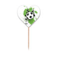 thumbnail image 1 of Jugar futbol Deportes Futbol Etiqueta del corazón de la bandera del palillo de dientes, 1 of 3