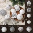 thumbnail image 3 of Adornos de bolas de Navidad, adornos de árboles de Navidad, adornos de bolas, regalos de boda, decoración del hogar para fiestas de bodas y vacaciones, 3 of 5