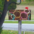 thumbnail image 4 of GZHJMY Abstract Colorful Circles Magnetic Mailbox Cover Large Size Mailbox Wraps MailWraps Post Letter Box Cover Garden Yard Oversized 25.5 x 21 inch Home Decor, 4 of 7