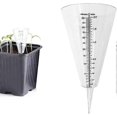 thumbnail image 2 of Nirvana Rain Gauge, Outdoor Rain Gauge, 2 Clear Cone Rain Gauge with Double Scale for Rainfall Monitoring in Gardens, Outdoors and Balconies, 2 of 5