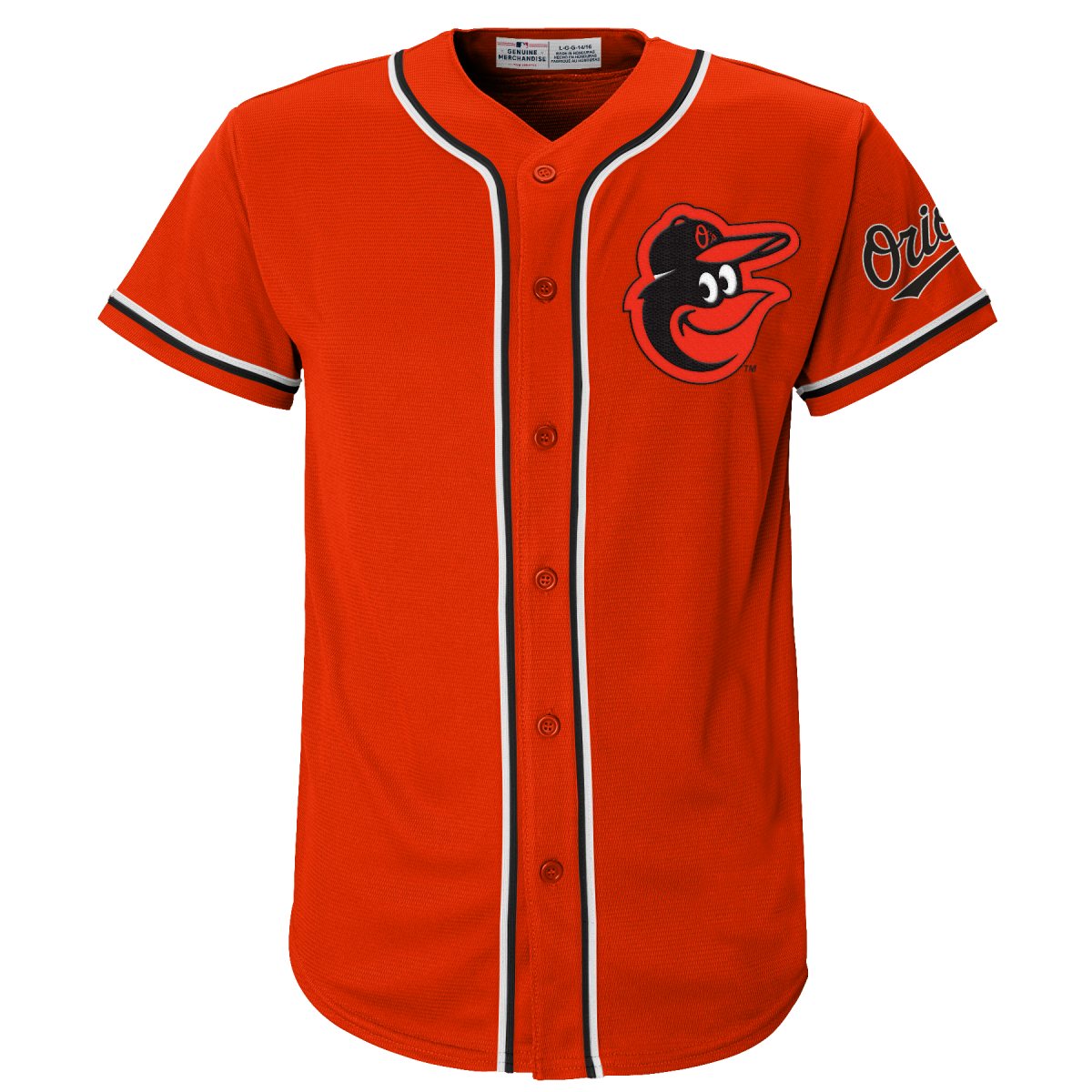 MLB Baltimore Orioles Youth Secondary Color Synthetic Jersey