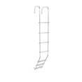 thumbnail image 4 of Stromberg Carlson Rear Door Ladder LA-401 Fits On Rear Of Any RV Straight Or Contoured; 1 Inch Diameter Tubing/Flat Steps; 250 Pounds Weight Capacity; 7 Rungs; Silver, 4 of 5