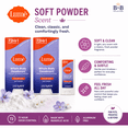 thumbnail image 4 of Lume Whole Body Deodorant, Soft Powder Scent, 3 Pack, Aluminum Free Deodorant for Pits, Underarms and Body, 72 Hour Odor Control, 4 of 6
