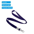 thumbnail image 4 of Uxcell 17" x 0.6" Neck Lanyards with Swivel Hook Clip for ID Badge Keys Navy Blue 50 Pack, 4 of 5
