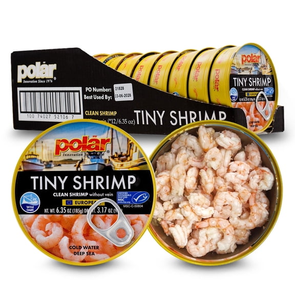 MW Polar Tiny Shrimp Without Vein 6.35 oz (Pack of 12)