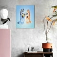 thumbnail image 3 of Lsque Bluey Pattern Decorative Picture – Unique Modern Wall Art, Ready-to-Hang Canvas Print for Home (Vertical), 3 of 6