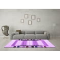 thumbnail image 3 of Ahgly Company Indoor Rectangle Abstract Purple Contemporary Area Rugs, 2' x 3', 3 of 4