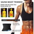 thumbnail image 4 of KIWI RATA Waist Trimmer for Women, Waist Trainer Sauna Belt, Neoprene Waist Cincher, Sauna Slimming Girdle Weight Loss, 4 of 6