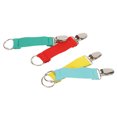 thumbnail image 2 of YAHHU 4 Piezas Clip para Sombrero de Viaje Cierre Plástico Incrustado, Poliéster y Acero Inoxidable, Soporte Portátil Elástico, Colores Variados, Accesorios para Maleta y Mochila, 14 cm / 5.5 inches, 2 of 9