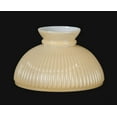 thumbnail image 2 of B&P Lamp Opal Glass Student Shade, Ribbed Design Nu-Gold Tint, 2 of 2