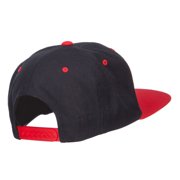 Glam Embroidered Two Tone Snapback - Black Red OSFM