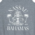 thumbnail image 3 of Instant Message - Nassau Bahamas Crest - Women's Racerback Tank Top, 3 of 6