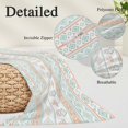 thumbnail image 3 of Light Green Boho Striped Body Pillow Cover 20 x 60 Inch Decorative Pillow Cover Southwestern Ethnic Tribe Vintage Lumbar Pillowcase Seasonal Rectangle Cushion Case for Couch Sofa Bed Living Room, 3 of 9
