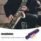 thumbnail image 3 of BESTYASH Boquilla De Saxofón Alto Con Lavanda En Plástico Resistente Color Azul, 3 of 8