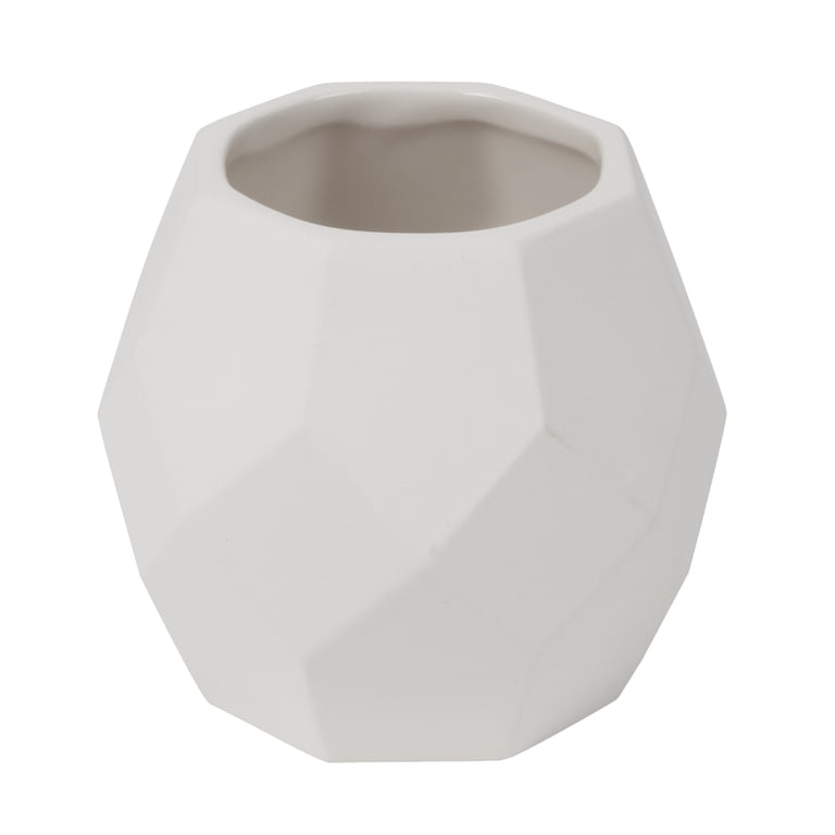 Hello Hobby Paintable Small Ceramic Geometric Planter 2-Pack photo 2