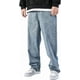 thumbnail image 2 of Pantalones vaqueros holgados Y2K para hombre, estilo hip hop, de pierna recta, lavados, vintage, para adolescentes, para patineta, ropa de calle, 2 of 5