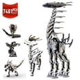 thumbnail image 2 of MOC Horizon Zero Dawned figura de acción de bestia de cuello largo, bloques de construcción, monstruo mecánico, ladrillos de construcción Mech, juguetes para niños, nuevo, 2 of 4