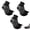 Gray, variant on 3 Pairs Of Breathable Marathon Running Five-Finger Non-Slip Sports Socks Outdoor Men'S And Women'S Cotton Socks