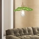 thumbnail image 1 of Lámpara colgante moderna, iluminación de araña de flores, lámpara colgante LED ajustable de lujo, lámpara pequeña para dormitorio, barra de bar , Verde, 1 of 8