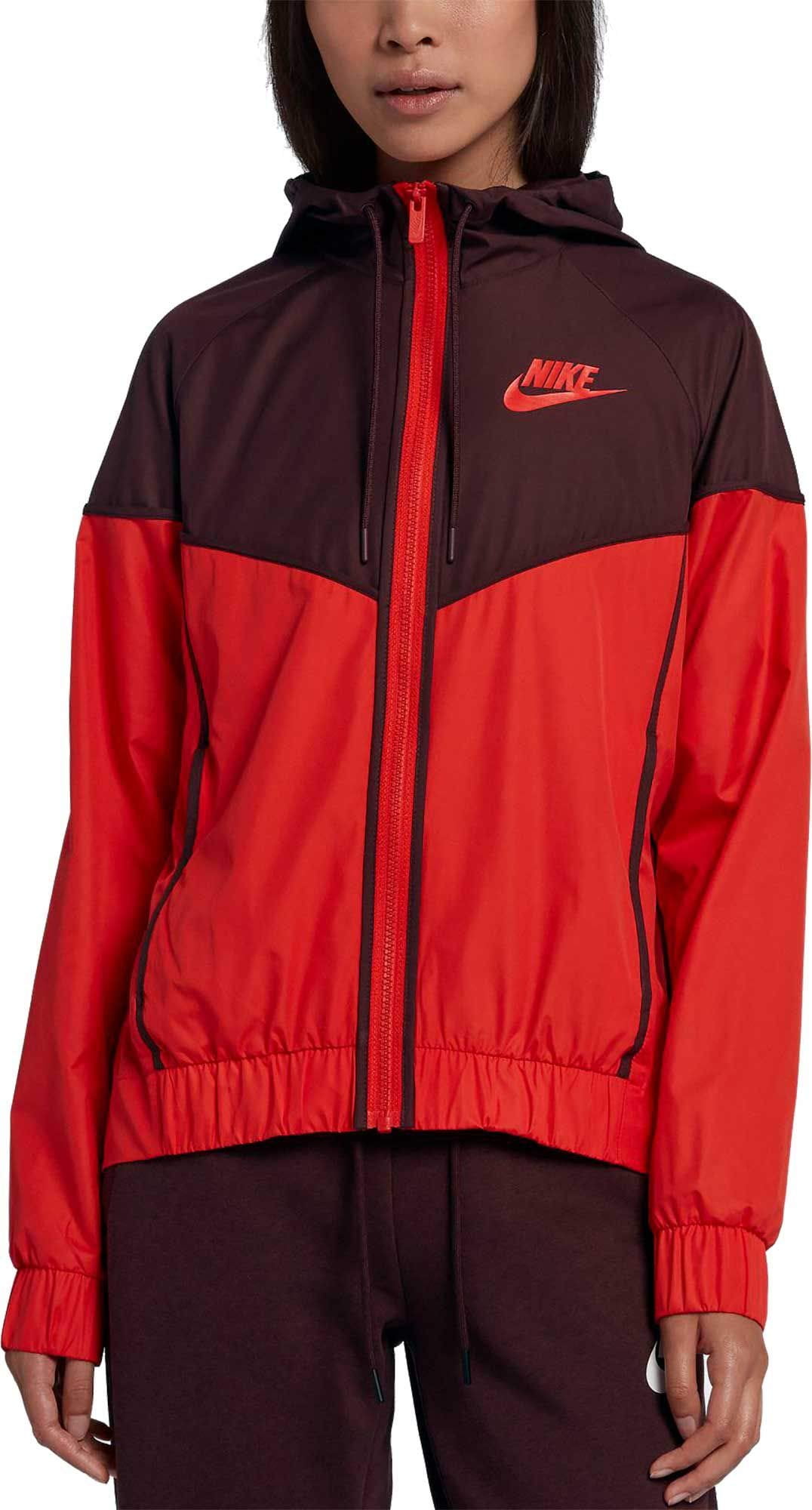Nike womens lightweight hooded windbreaker jacket Clearance