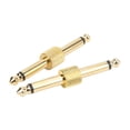 thumbnail image 3 of Guitar Pedal Coulper, 2PCS Less Interference Noise Reduction Strong Resolution Audio Effect Adapter  For Broadcasting System For Studios Gold, 3 of 8