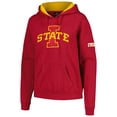 thumbnail image 2 of Women's Stadium Athletic Cardinal Iowa State Cyclones Big Logo Pullover Hoodie, 2 of 3