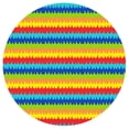 thumbnail image 5 of 1 Count 84IN Multicolor Stripe Round Plastic Table Cover by Way To Celebrate, 5 of 5