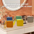 thumbnail image 3 of Silicone Coin Purse Portable Square Wallet With Zipper Waterproof Easy To Clean Storage Bag For Home Travel, 3 of 5
