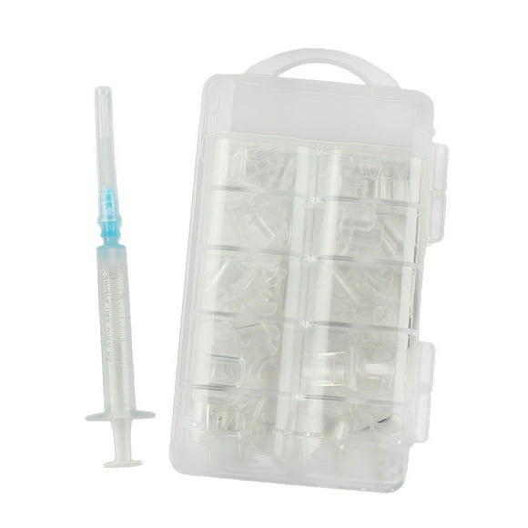 DHARMONAL Nail Water Injection Nail Clear Nail on Ballerina Acrylic on Nails Medium Length Acrylic Nails Nail Stuff for Acrylic Nails Coffin Nail Tips for Acrylic Nails Natural