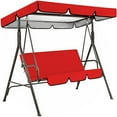thumbnail image 5 of Huayishang Canopy Tent Clearance, Swing Water Proof Cover Swing Canopy Cover and Garden Chair Outdoor Sunscreen（Top 142*120*18Cm+Seat 150*50*10Cm） Home Essentials Red, 5 of 5