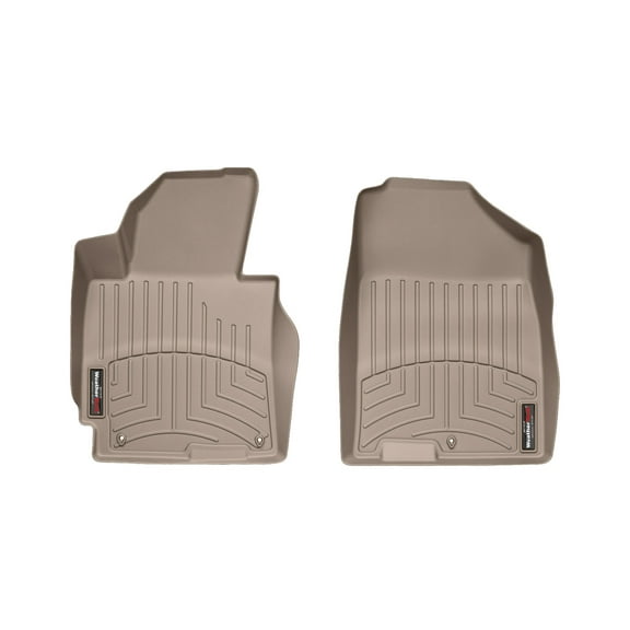 WeatherTech Custom Fit FloorLiners compatible with 2012-2013 Hyundai Elantra - 1st Row (Driver & Passenger), Tan