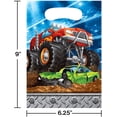 thumbnail image 2 of Creative Converting 340152 Monster Truck Favor Bags, 8 Count, 2 of 3