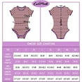 thumbnail image 4 of CutiePlusU Cotton Adult Romper Onesie Button Crotch Bodysuit Pajamas- Rainbow Purple 3XL, 4 of 5