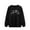 F123-Black, variant on Women's Fashion Letter Print Crewneck Sweatshirt Pullover Casual Long Sleeve Tops Preppy Clothes Fashion Loose Sweatshirts