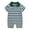 Dark Green, variant on Baby Bodysuit Summer Outfit Base Onesie Pajamas Thin Striped Romper Baby Boy's Clothing 10-12 Months