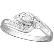 0.16 Carat T.W. Diamond Sterling Silver Promise Ring