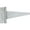 Galvanized, variant on National Hardware - V286 10" Heavy Duty T-Hinges With No Screws - Boxed Loose
