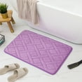 thumbnail image 4 of Kafsov Bath Rugs for Bathroom Non Slip Bath Mats, Non Slip Quick Dry Super Absorbent Bathroom Rugs Fit Under Door-Washable Bathroom Floor Mats, Shower rug for in Front of Bathtub Shower Room Purple, 4 of 6