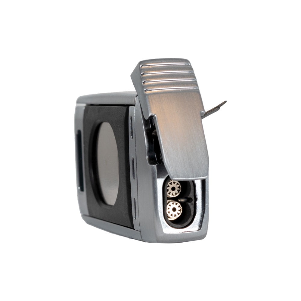 Vertigo Sickle Double Flame Lighter (Silver)