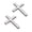 1, variant on Modern Metal Crosses Car Emblems Fade Resistant Design Unique Vehicle Decoration Metal Auto Body Emblems