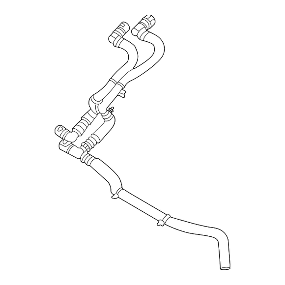 Ford Freestar Hvac Heater Hose Assembly