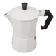 thumbnail image 3 of Stovetop Moka Pot Cafetera italiana hecha a mano Aleación de aluminio Accesorios de cocina DIY Blanco 150 ml, 3 of 10