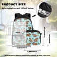 thumbnail image 2 of Bulopur Cartoon Capybara Print Kids Backpack Set 4 Pcs Fruit Breathable Kids School Bag with Lunch Box, Pencil Case and Water Bottle Cover for Capybara Lover Toddler Girls, 2 of 8