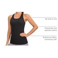 thumbnail image 4 of Musculosa CRZ YOGA Butterluxe Racerback para Yoga Negra XL, 4 of 8