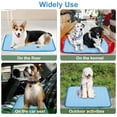 thumbnail image 2 of Dog Cooling Mat, Chilly Pad for Indoor & Outdoor, Ice Silk Mat Cooling Blanket Cushion Non-Toxic Breathable Sleep Bed Mat, 2 of 8