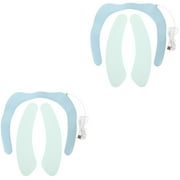 2 PCS Heated Toilet Seat Toilet Seats Cushion for Winter Elongated Toilet Seat Cushion Toilet Seat Heating Pad