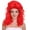Red, variant on Women's Troll Long Curly Wig Collection