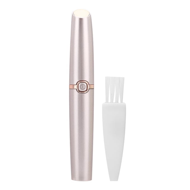 CHOK Tondeuse Multifonctionnelle pour Rouge à Lèvres et Sourcils, Mini Rasoir Électrique Indolore (Or Rose)
